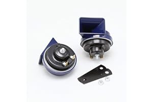 YIYDA Corno per auto Car Horn Corno per nave universale 140DB Corno per moto Tono alto e basso con staffa Altoparlante blu Corno elettrico resistente all'acqua Corno elettrico per 12V Auto moto ecc