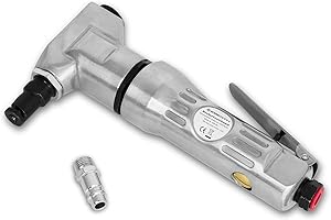 EBERTH Roditrice per lamiera Cesoie per lamiera Roditrice Pneumatica, lamiera fino a 1,5 mm di spessore di taglio, alluminio 1,6 mm, plastica 2,2 mm, attacco compressa 1/4", pressione di lavoro 6 bar