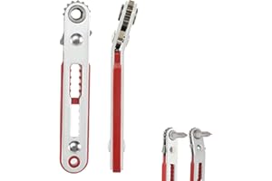 AOROPS Mini klucze z grzechotką, magnetyczne, 2 sztuki, 1/4 cala, klucz z grzechotką, zestaw kluczy do gadżetów, samochodów, domów, maszyn, innych urządzeń