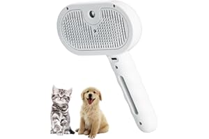 DTGECD 1PCS Magic Wand for Pet Hair,pet Spray Hair Removal Comb,steam Brush for Dogs, 3 in 1 Massage Brushes with Handle Keep Your Pet's Coat Smooth,Perfect for Dogs and Cats.