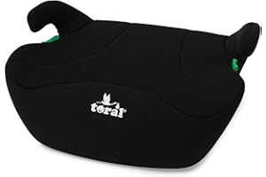 Toral - Alzador Coche Niño i-Size - Asiento Elevador Coche Niño - Silla Coche Grupo 3 - Modelo Mónaco Negro