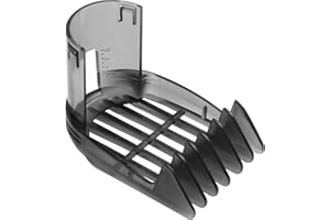 TIANXUAN 3-15mm Replacement Hair Clipper Comb for Philips QC5510 QC5530 QC5550 QC5560 QC5570 QC5580 Hair Trimmer Replacement Comb Clipper Trimmer Attachment Guards Accessory Plastic Grey Unisex Adults
