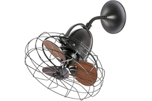 FARO BARCELONA 33715 - KEIKI Ventilateur de Plafond Marron