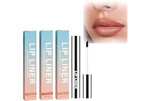 FENGLEAS Abziehbarer Lippenkonturenstift, Plump Lip Lines Lip Liner, Wasserfester Abnehmbarer Lipliner, Langanhaltender Lippenkonturstift Geschenk Für Frauen, 5 Ml Concealer Augenringe (3 PCS)