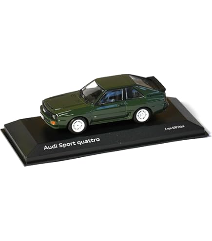 Minichamps Audi Sport Quattro Baujahr 1984 weiß 1:43: Amazon.de