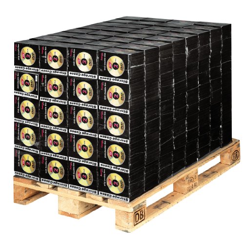 Hama DVD-Doppelhülle 10er-Pack (auch passend für CDs und Blu-rays) mit Folie zum Einstecken des Covers, schwarz - 3