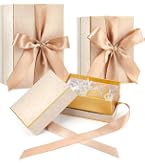 Your Design Pacco Regalo: Set di 3 scatole Regalo nobili con Fiocco Rosso 3 D