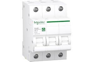 Schneider Electric R9F23310 skyddsbrytare Resi9 3P, 10A, B egenskaper, 6 kA