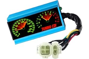 ‎AREA1 Area1 Tuning CDI Zündeinheit racing analog offen ungedrosselt 4+2 Pin für 50/125/150ccm GY6 China 4-TAKT Kompatibel mit AGM GMX RS Ultima GT Union Alpha Motors Luxxon Rivero