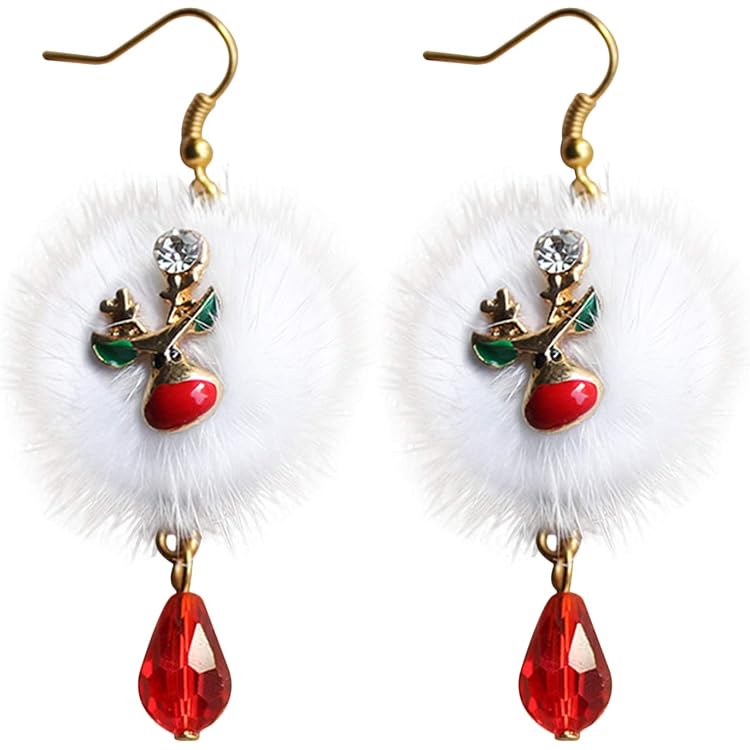 Ensemble Noel Femme Clearine Parure Bijoux Rose Fleur Collier Boucles D' Oreilles Et Bracelet 3PCS Ensemble Clair De Hypoallergénique Cadeau Pour Femme Fête Noël Collier Lumineux Noel