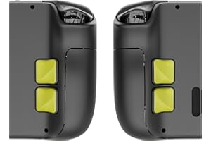 Skull & Co. Back Button Enhancement Set for Steam Deck, Handle Grip Pads Improvement Button Protection Kit for Steam Deck - Neon Yellow, 4pcs