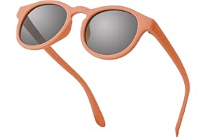 Ahlsen Gafas de sol para bebés con correa Marco flexible polarizado Irrompible Gafas de sol para niñas y niños Protección UV para recién nacidos, niños pequeños, niños de 0 a 24 meses