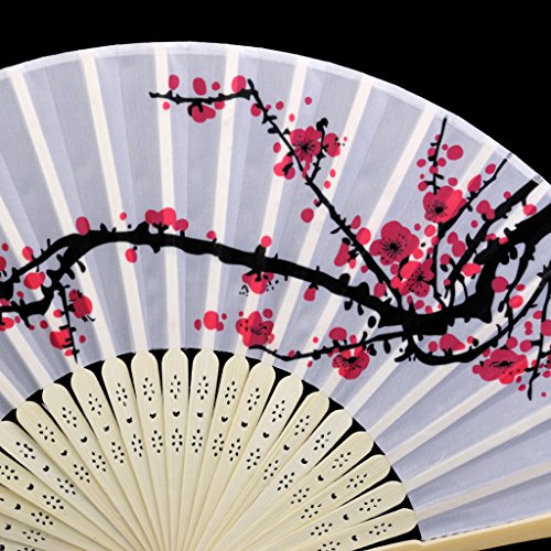 Blossom Fächer japanischen Faltbare Handfächer Klappfächer Hochzeit Dekor - 4