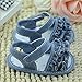 DEHANG Baby Girls Toddler Jean Sandal Shoes Little Kid Indoor Shoes Blue 9-12 Month