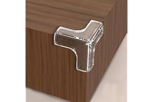 Fhlbestyu Set Protezione Angoli per Bambini, 30 Pezzi, Protezione Angolo Autoadesiva per Mobili, Morbida