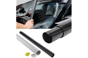 FLEXZON Película tintada para ventana de coche, color negro ahumado, 50 %, 76 cm x 3 m, ajuste universal