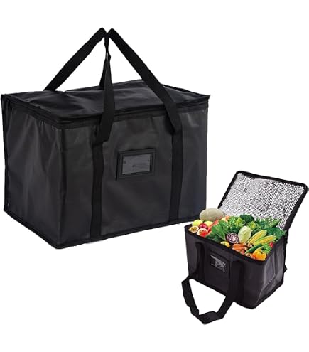 Sac Isotherme Pliable 35 L – 41x26x33 Cm – Pour Voiture, Pique-nique, Courses