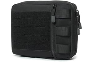 Gexgune Pochette médicale Tactique Molle E.DC Sac Banane Pochette Utilitaire d'urgence pour Outils EMT Trousse de Premiers Secours Pochette pour Chasse Camping randonnée