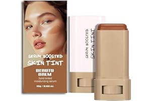 HQDA Beauty Balm Serum Boosted Skin Tint – Hydrating Tinted Moisturizer Foundation Stick, Portabl Moisturizing Contour Stick for Face Makeup (# 03)