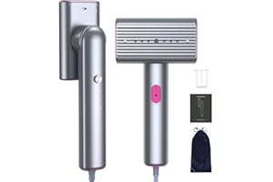 KEBNOR Defroisseur Voyage, Defroisseur Vapeur Fer à Repasser de Voyage 1200w, Mini Fer à Repasser Compact et Portable, le RéServoir d'Eau de 70 Ml est Livré Avec un Gobelet Doseur pour Voyages et Bureau.