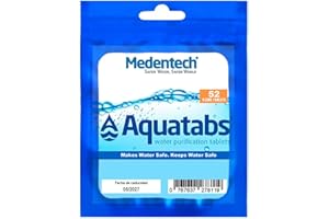 HYGIENE4LESS Emergency Water Purification Travel Pack 1 tablet per Litre Water Box of 50