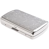 Quantum Abacus Zigarettenetui aus Zinklegierung, modern elegant, für 12 Zigaretten, Mod. 792-05 (DE)