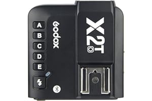 Godox X2T-O TTL-Funkblitzauslöser für Olympus, Panasonic, Unterstützung der HSS-Funktion 1 / 8000s, 5 dedizierte Gruppentasten und 3 Funktionstasten