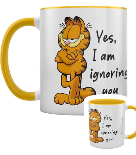 Tazza Da Colazione In Ceramica Garfield, 325 Ml, Design Sdraiato, Idea Regalo Per Tè E Caffè