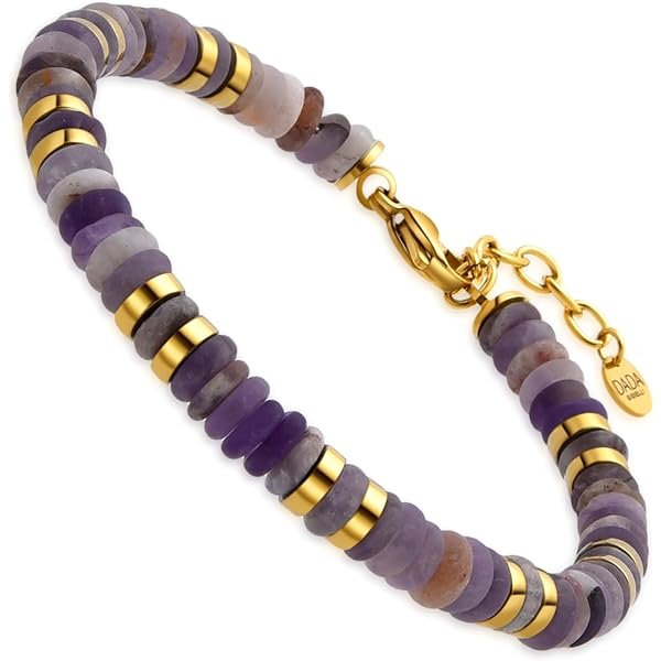 Dada Gioielli Herren-Armband Aus Naturstein – 6 Mm, Onyx, Tigerauge & Mehr – Robust & Handgefertigt