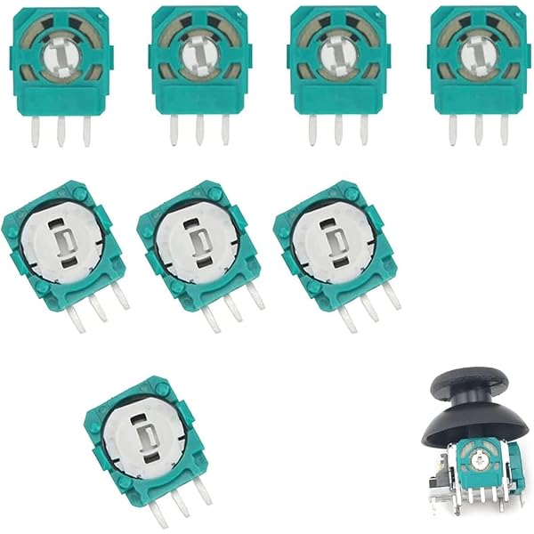 10 Joysticks De Remplacement Pour Manette PS4 - Tête Champignon Noire - DollaTek