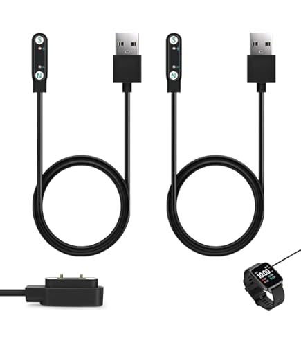 LIGE F2 Smartwatch - Câble de charge pour EF13,SML6,BW1845,EF5,EF6,FV10,DM2, SML3, EF5,BW0327,TX2,SML1