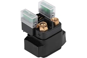 RUSPELA Starter Solenoid Relay 350/400/450 ATV for Yamaha Black Grizzly Kodiak Raptor ATV 660/700 Direct Replacement 12V Solenoid 2001-2012 Models
