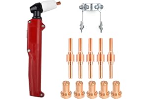 QAQGEAR PT-31 20072 Testa della Torcia per Taglio al Plasma ad Aria Corpo e Rullo di Guida Ruota distanziale Kit di Materiali di consumo per taglierina al Plasma