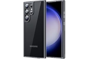 ‎JETECH JETech Etui do Samsung Galaxy S23 Ultra 5G 6,8 Calowy, Nie Żółknie Odporny na Wstrząsy Pokrowiec Ochronny, Odporne na Zarysowania, Twardy Tył PC (Czarny)