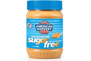 American Harvest Peanut Butter Creamy Sugar Free Fructose Sweetened, 510Gm | Zero Trans Fat | Zero Cholesterol | Gluten Free