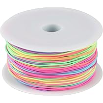 Filo Elastico Per Braccialetti Arcobaleno 40m | Resistente, Colorato, Per Perline E Fai-Da-Te - Foto 9