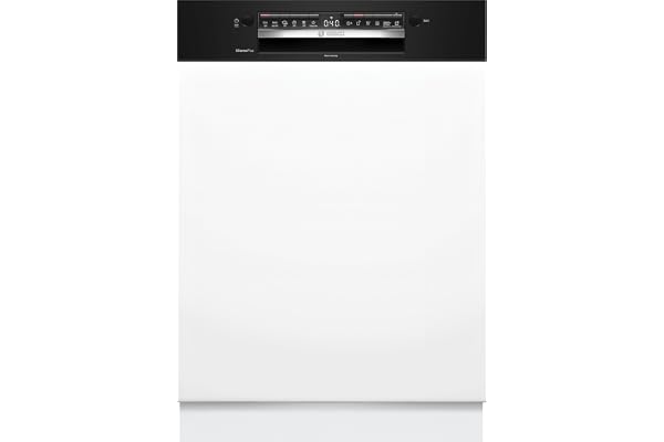 Série 4, Lave-vaisselle encastrable avec bandeau, 60 cm, Noir, SMI4HCB07E