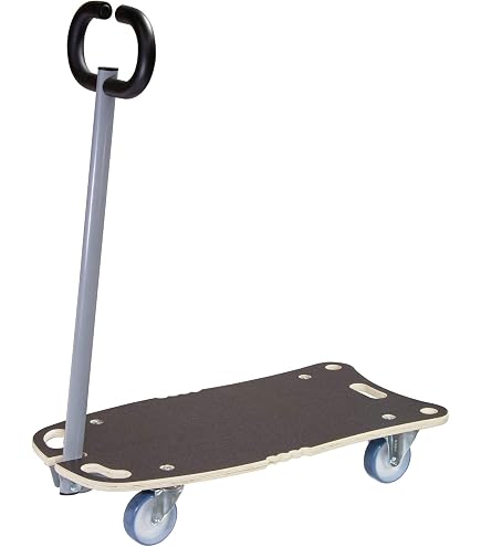 Plateau Roulant WAGNER MM 1359 - 59x48cm - Charge 200kg - 4 Roulettes - Antidérapant - Made Germany
