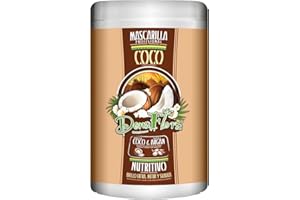 NIRU Dona Flora - Mascarilla Nutritiva de Coco & Argán - Hidratación Intensa - Reparación Profunda - Brillo Natural - Para Cabello Seco y Dañado - 1 kg