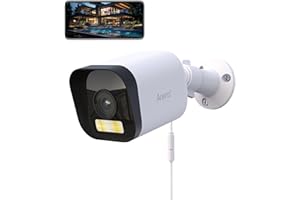 ARENTI 2,5K/4MP Telecamera Wi-Fi Esterno, 2,4GHz Telecamera Sorveglianza Esterno, Impermeabile IP65, Audio Bidirezionale, Rilevamento Intelligente, Registrazione 24/7, Compatibile con Alexa
