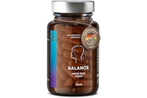 ‎CLAV CLAV® N°5 BALANCE – Serotonin & Dopamin Kapseln mit Ashwagandha, Rhodiola & Safran – Magnesium, Vitamin B12, B5 & B9 – Für innere Balance & Nerven – 60 Kapseln – Vegan