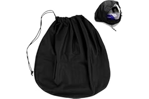 Bahan alamy Helmtasche Helmbeutel Helmsack, Universal Tasche für Skihelme Fahrradhelme Reithelme Basketball usw. 47x43 cm