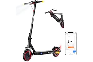 EVERCROSS EV85F/EV10K PRO Electric Scooters Adults, 8.5''/10'' E-Scooter Foldable - APP, 350W/500W Motor, 7.8AH/11.4AH Battery, 15KG/16KG weight, 3 Speed Modes, Dual shock absorbers