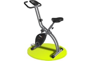 ‎ATIVAFIT ATIVAFIT 3-in-1 Heimtrainer Fahrrad klappbar Zuhause magnetisch angetrieben Hometrainer Fahrrad mit Handpulsmessung & LCD Monitor Fitnessgeräte für Zuhause platzsparend ideal für Sportler