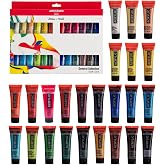 Amsterdam Standard Series Acrylic Paint Set for Beginners | Color Mixing Set (24 x 20ml) | Basic Colors