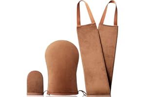 YVOIER Gant autobronzant 3 paquet, gant autobronzant corps gant pour autobronzant gant applicateur autobronzant gant autobronzant corps et visage gants autobronzant