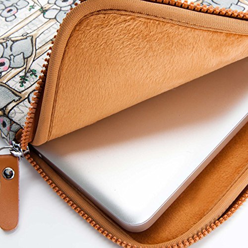 7,0 – 7,9 Zoll Apple iPad Mini 1 2 3 4 Schutzhülle – sehr hochwertige & edel verarbeitete Tablettasche / Tablethülle aus Canvas-Gewebe mit eingenähten Innenfutter und aufwendigen Designeraufdruck! Die Hülle eignet sich auch für Tablets anderer Hersteller bis 320 x 215 mm ( zirka 7,0“ bis 7,9“ )Muster Koala - 3