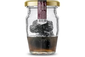 Valnerina Tartufi Tartufo Nero Pregiato Invernale Intero | Extra Prima Scelta, Naturale, Artigianale e Italiano conservato in salamoia | Vasetto 25 gr.