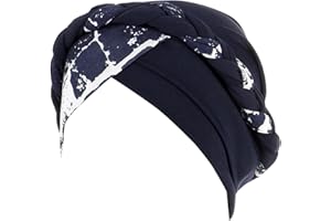 WWricotta Foulard En Bambou Pour Femme - Bonnet Chapeau Femme éLastique à Large Bande Bonnet Chimio Turban Femme Mode Bandeau Bandana Cheveux Bonnet Souple Et Respirant Pour Femmes Et Hommes