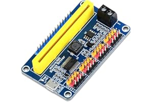 sb components micro:bit Servo Driver Board 16 Channel 12-bit Servo Driver - I2C Interface Module, Servo Driver for micro:bit